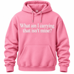 What Am I Carrying That Isn't Mine? – Embroidered Hoodie