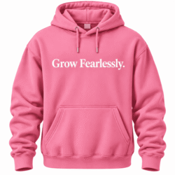 Grow Fearlessly – Embroidered Hoodie